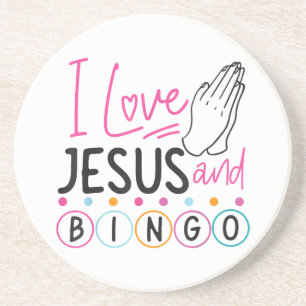 Porta-copos Bingo Player Jesus Faith Christian Adoro Jesus An