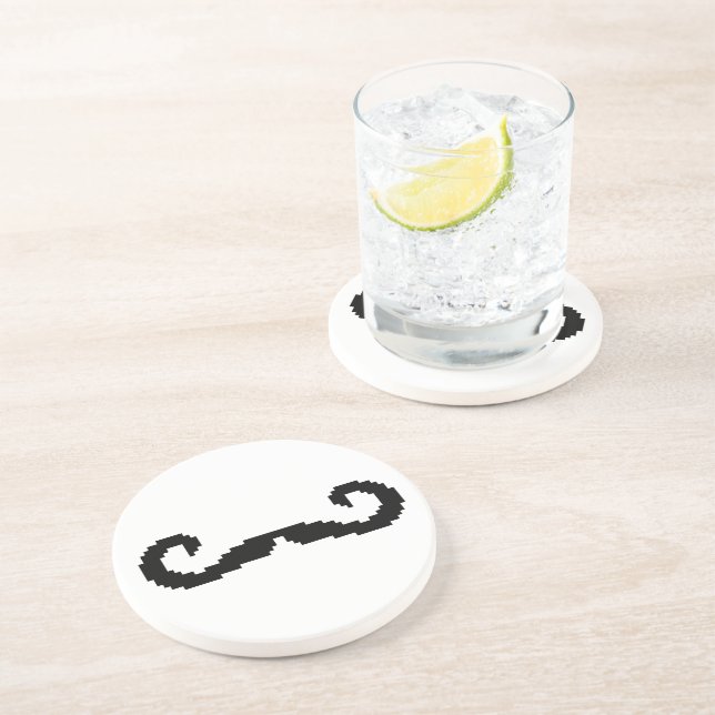 Porta-copos Bit Pixel Handlebar Mustache (Lateral)
