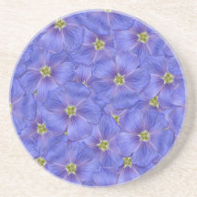 Blue Flax Seamless Pattern