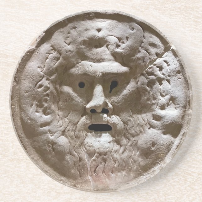 Porta-copos Boca da Verdade (Frente)