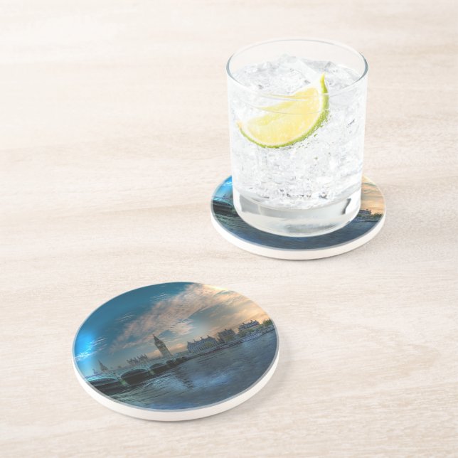 Porta-copos Bola de Fotografias Westminster de Londres (Lateral)