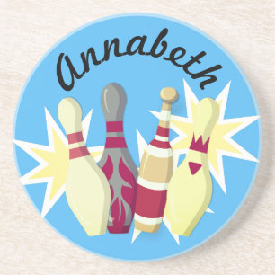 Porta-copos Boliches do estilo Vintage