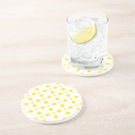 Porta-copos Bolinhas amarelas, padrão de Bolinhas, pontos, pon