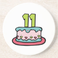 Bolo de aniversário do adolescente de 11 anos