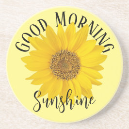 Porta-copos Bom Dia Sunshine Amarelo Girassol