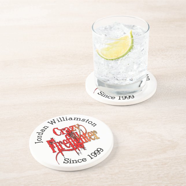 Porta-copos Bombeiro Louco Personalizado (Lateral)