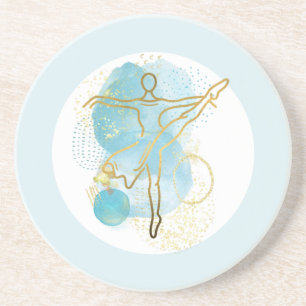 Porta-copos Bonito Ballerina Watercolor Abstrato