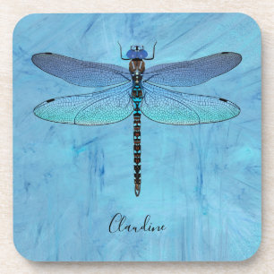 Porta copos bonito de Bebida Azul Dragonfly