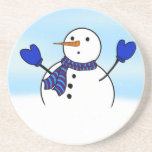 Porta-copos Bonito Neve Com Mittens Azuis<br><div class="desc">Homens de neve por ano! Celebrando feriados e eventos especiais. - Obrigados de passar! Aqui nesta loja você vai encontrar o Natal e muitos Snowmen! Clique na etiqueta -ILOVEXMAS- listada abaixo ou visite esta loja para ver todos os produtos e designs disponíveis. Se você estiver procurando mais bonecos de neve,...</div>