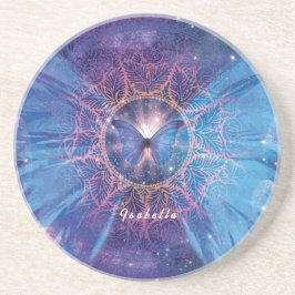 Porta-copos Borboleta Morpho / Galaxy Mandala