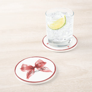 Porta-copos Borda de Arco Vermelho