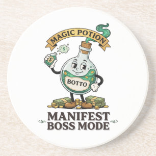 Porta-copos Botto Manifest Modo Chefe Cartoon Retro dos Anos 1