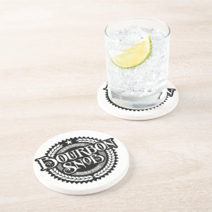Porta-copos Bourbon Snob - bebida engraçada de uísque