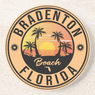 Porta-copos Bradenton Florida Souvenir Beach Viagens vintage