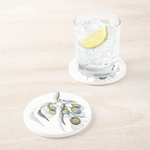 Porta-copos Branch de Oliveiras Mágicas, pintado à mão