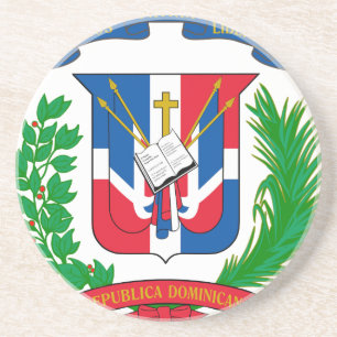 Porta-copos Brasão da República Dominicana