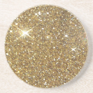 Porta-copos Brilho Dourado luxuoso - imagem impressa