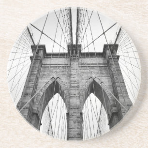 Porta-copos Brooklyn Bridge Arquitetura Black & White Foto