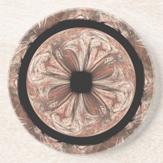 Porta-copos Brownish Abalone Bowls Abstrato (Frente)