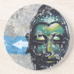 Porta-copos Buddha verde