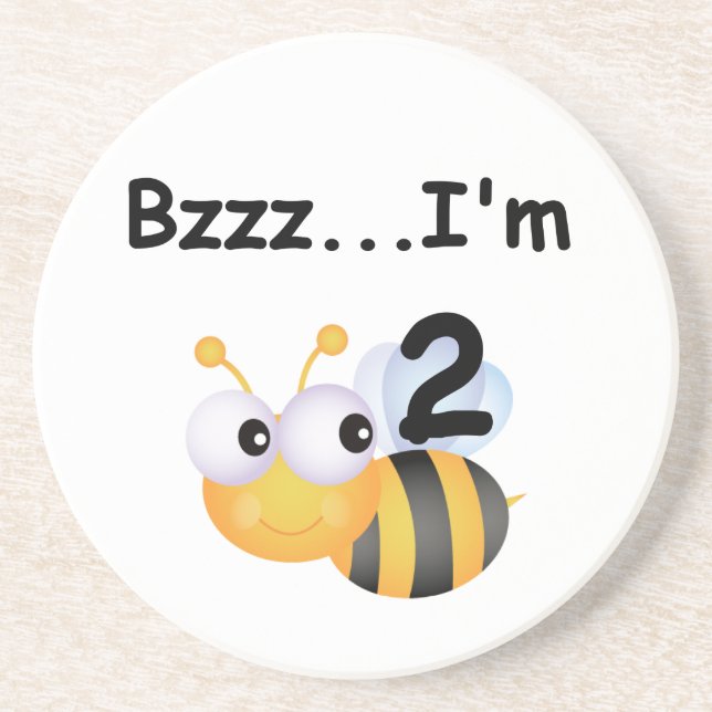 Porta-copos Buzz Bumblebee segundo aniversário T-shirts e pres (Frente)
