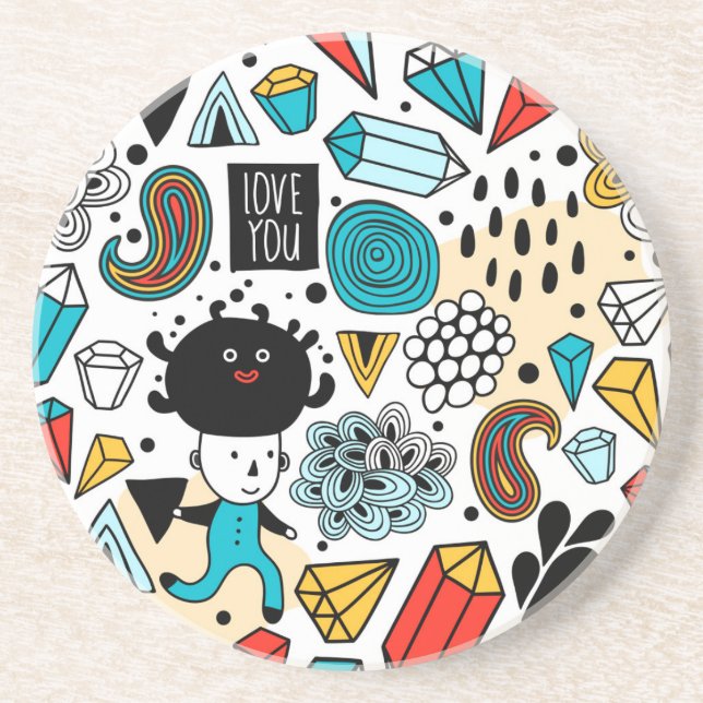 Porta-copos Cabeça louca (Frente)