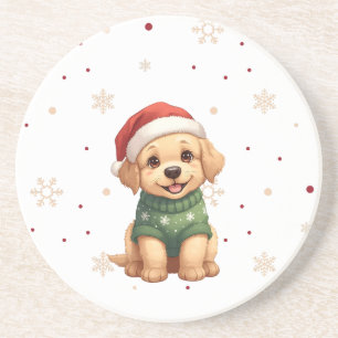 Porta-copos Cachorro de Natal Adorável - Natal Puppy Festivo