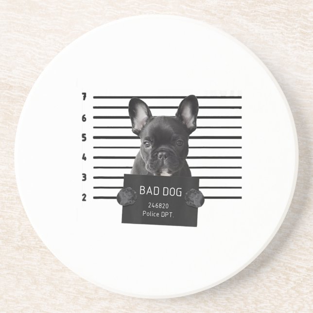 Porta-copos Cachorro Mau Cachorro Jail Frenchie Cachorro Mãe L (Frente)