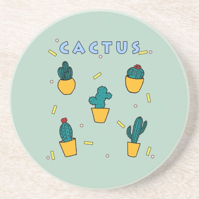 Porta-copos Cactus (Frente)