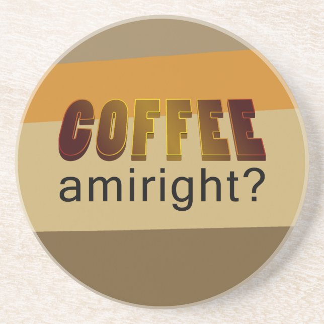 Porta-copos Café Amiright? (Frente)