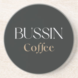 Porta-copos Café Bussin, Presente Engraçado para Amantes de Ca