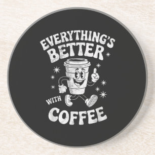 Porta-copos Café Divertido Retro Vintage para Homens ou Mulher