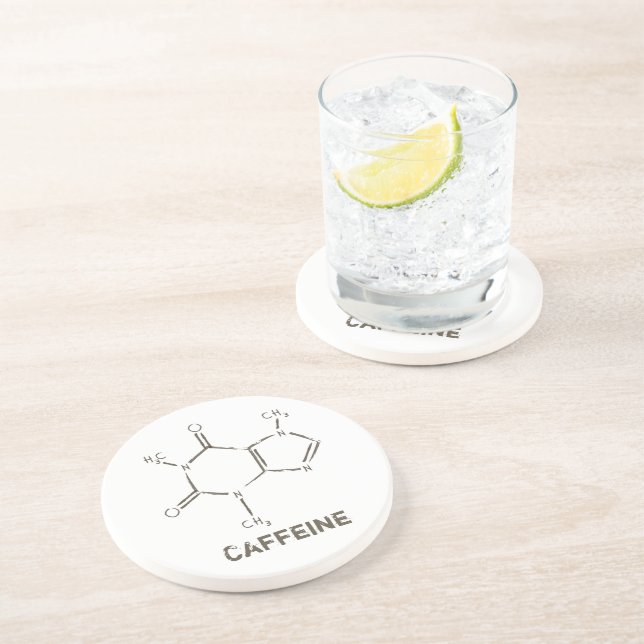 Porta-copos Caffeine Molecule (Lateral)