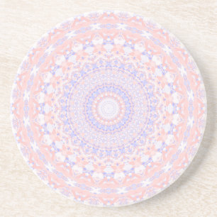 Porta-copos Caleidoscópio cor-de-rosa, branco e azul