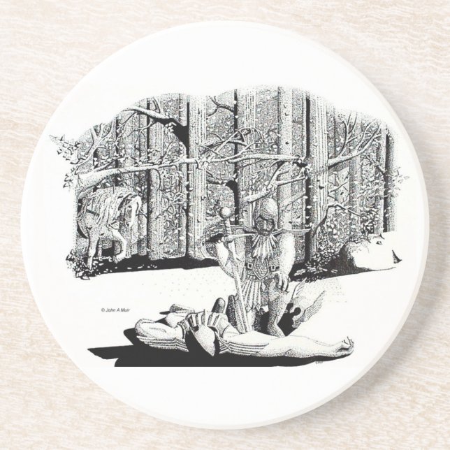 Porta copos - Camarada de Fallen (preto) (Frente)