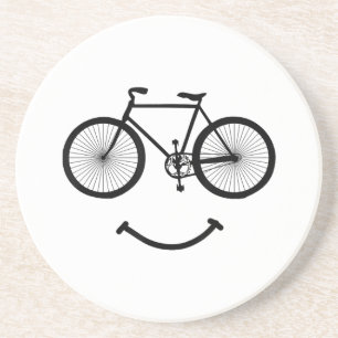 Porta-copos Camiseta Bicycle and Smile T-Shirt Bicycling Preta