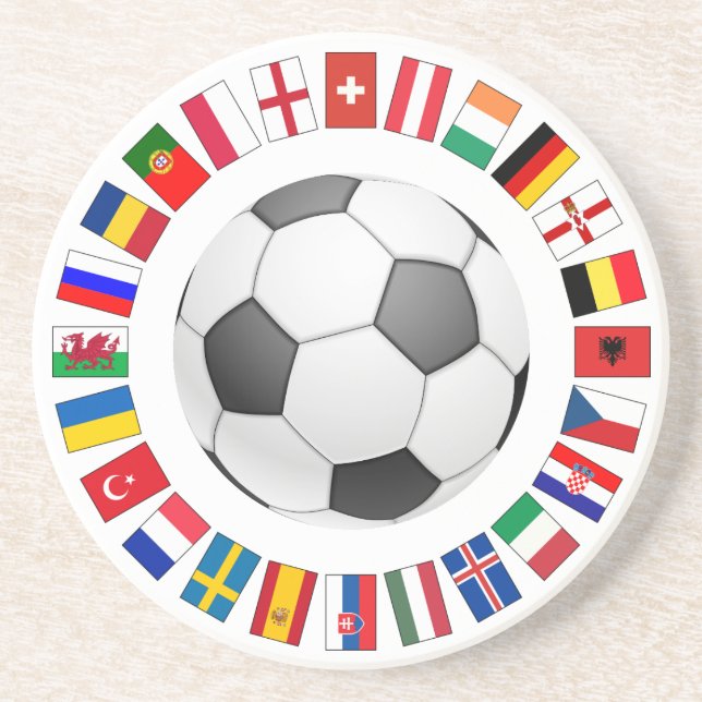Porta-copos Campeonato Europeu de Futebol de 2016 (Frente)