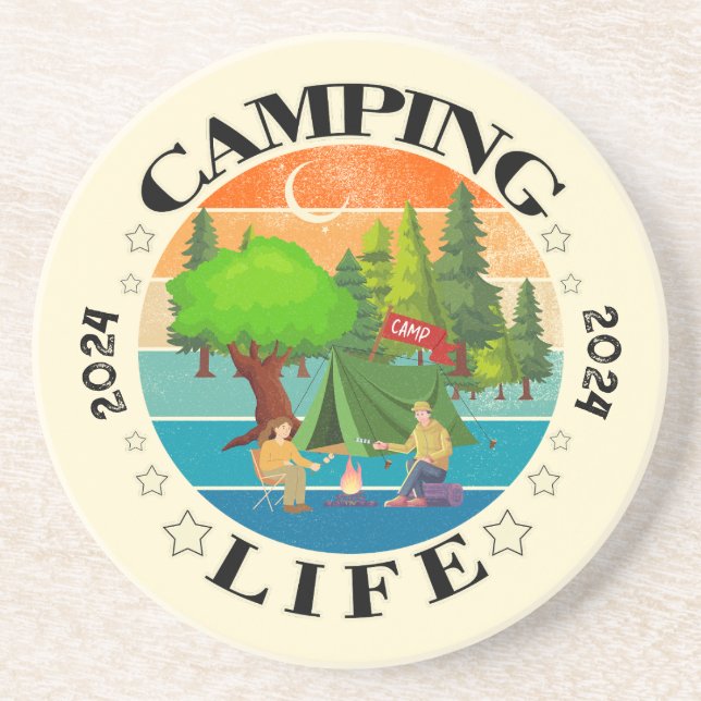Porta-copos Camping Life (Frente)