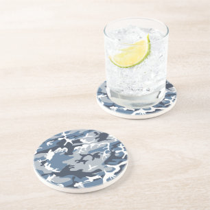 Porta-copos Camuflagem Azul da Neve de inverno, Militar, Exérc