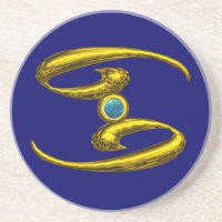 CANCER ZODIAC BIRTHDAY JEWEL Blue Opale,