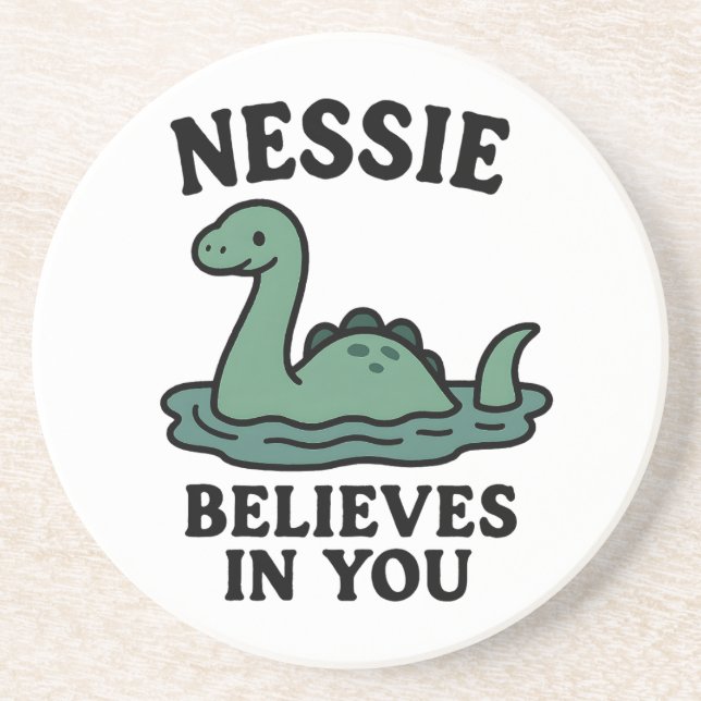 Porta-copos Caneca MMug Nessie Monstro do Lago Ness Fofo Acred (Frente)