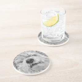 Porta-copos Cão Coton de Tulear