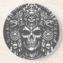 Porta-copos Capacete de Caveira Asteca por BurnsInHell