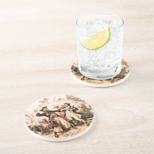 Porta-copos Captura, Pirata Barba Negra, Vingança da Rainha An