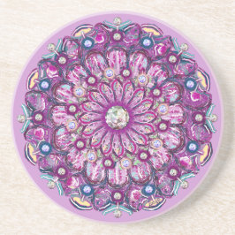 Porta-copos Cardinal Red Rosace