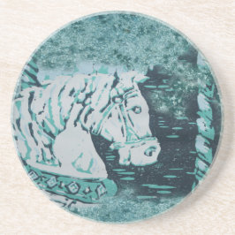 Porta-copos Carousel Horse Aquamarine