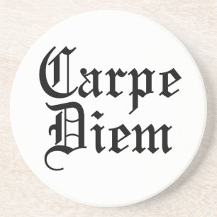 Porta-copos Carpe Diem - Aproveite o dia - Frase latina