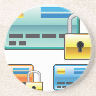 Porta-copos Cartão de ATM do débito do fechamento do cartão de