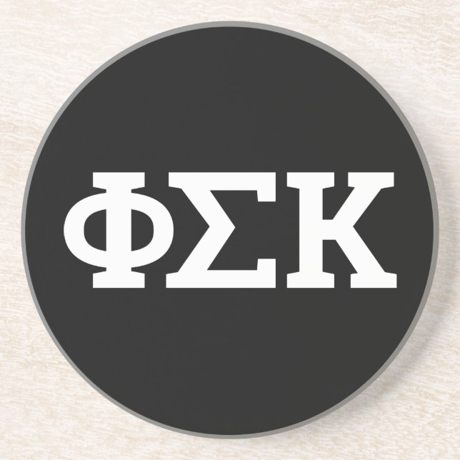 Porta-copos Cartas Phi Sigma Kappa (Frente)