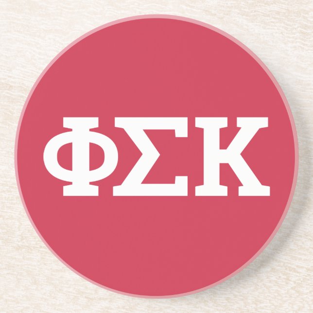 Porta-copos Cartas Phi Sigma Kappa (Frente)